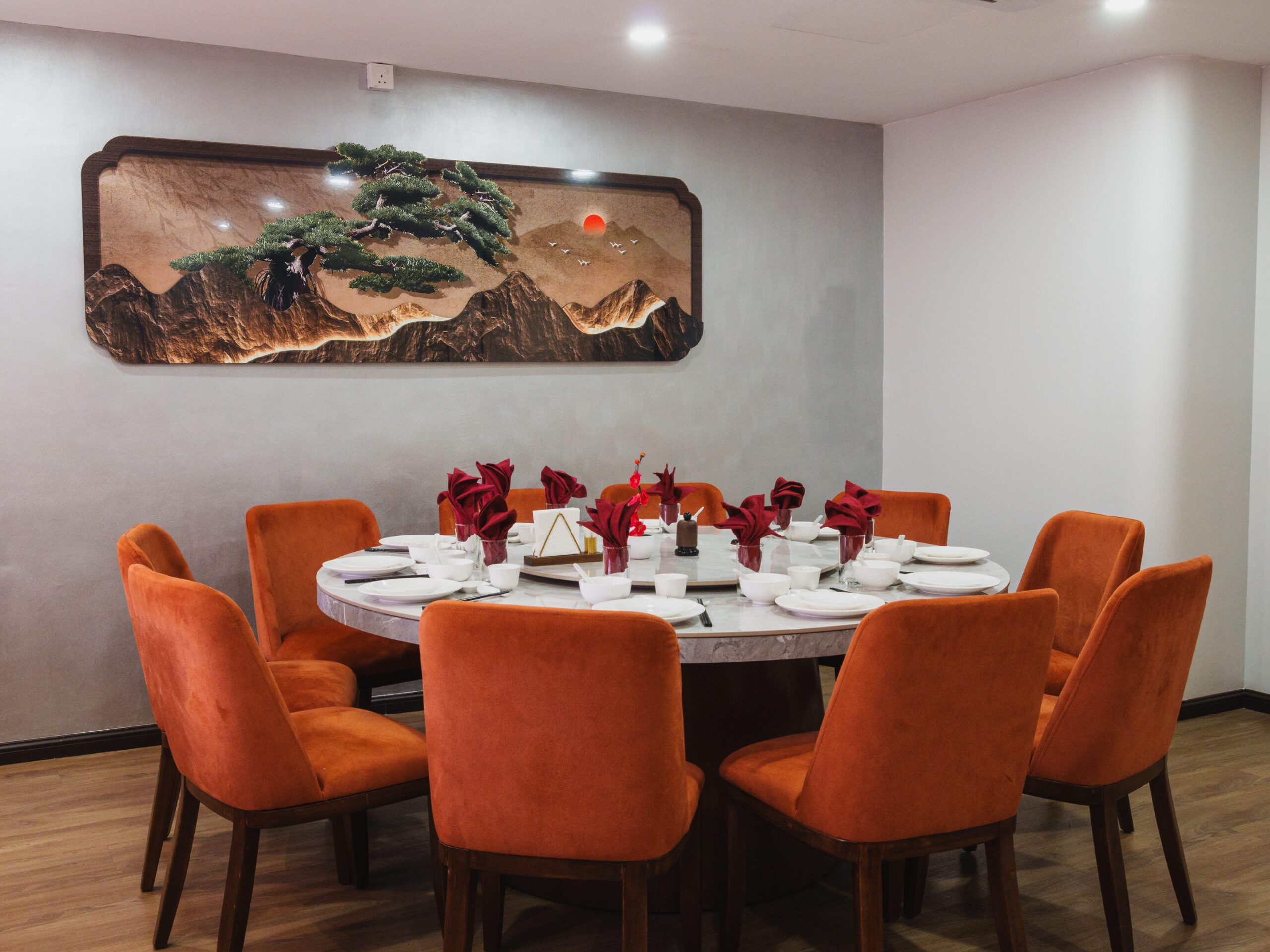 Private dining setup for group gatherings at Chī Hǎo, best Chinese restaurant in TTDI